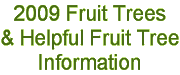 Fruit Trees Information